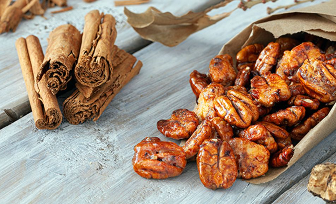 Cinnamon Sugared Pecans